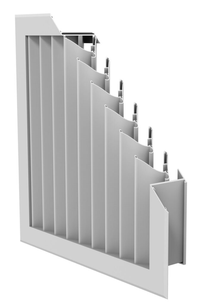 V-Blade Acoustic Louver