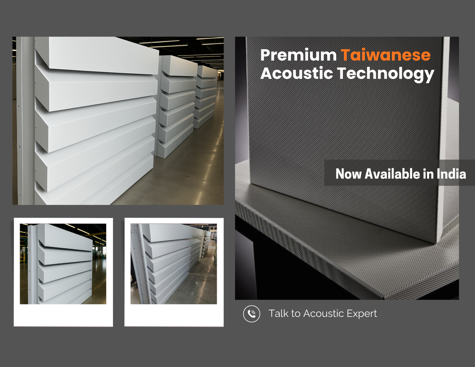 Premium acoustic solutions — promotion